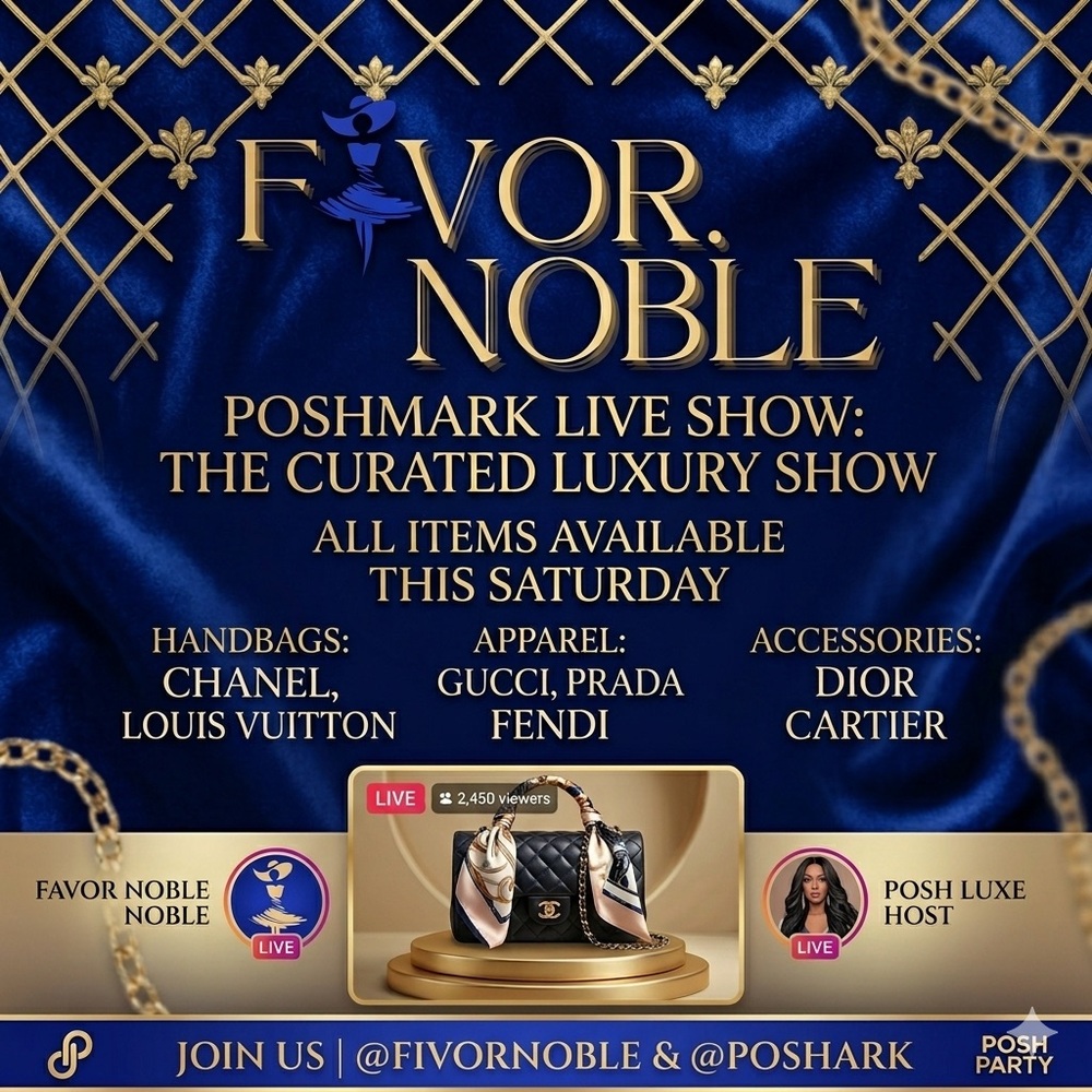 FIVOR NOBLE Blue Gold Luxury Event Graphic